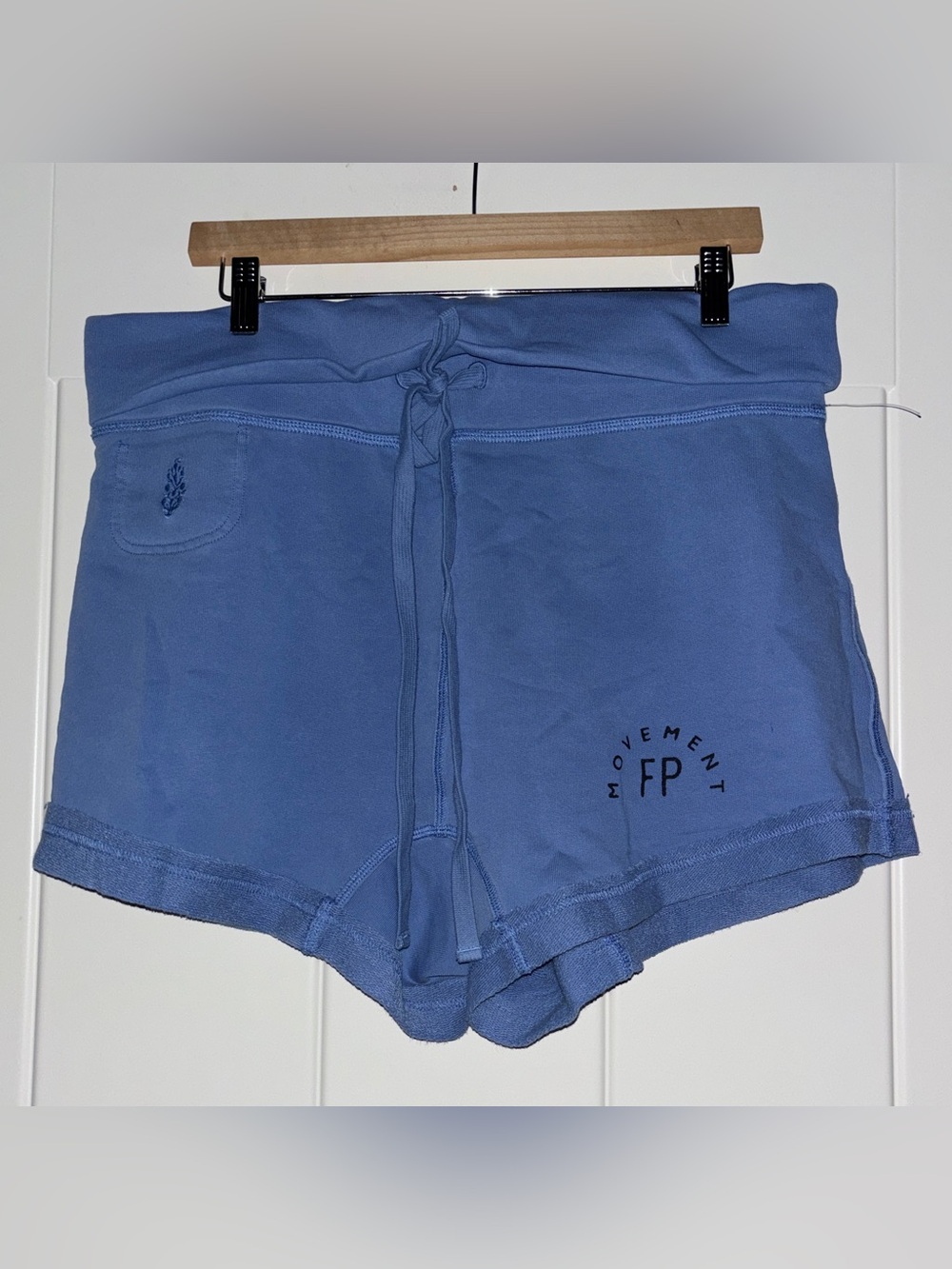 FP Movements By Free People Flare Play Sweat Short In Rivera Blue Women L Beachy